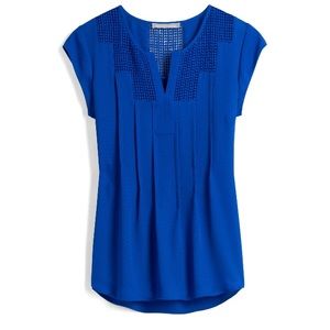 Royal Blue Blouse
